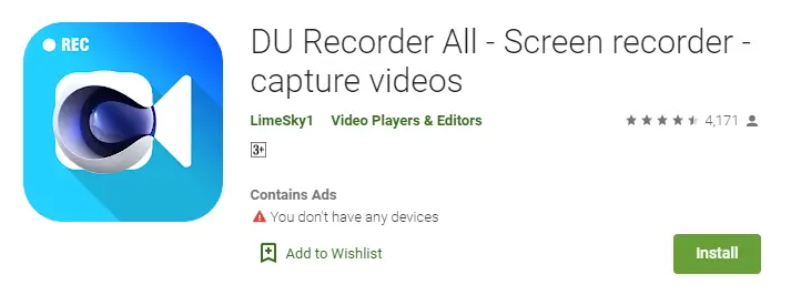 How to Install Du Recorder All on PC and Mac using nox player