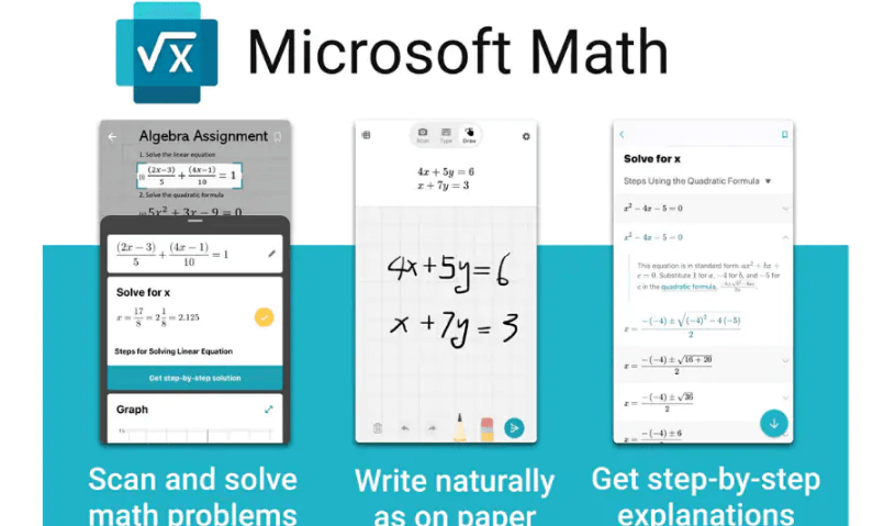 Microsoft Math Solver alternative