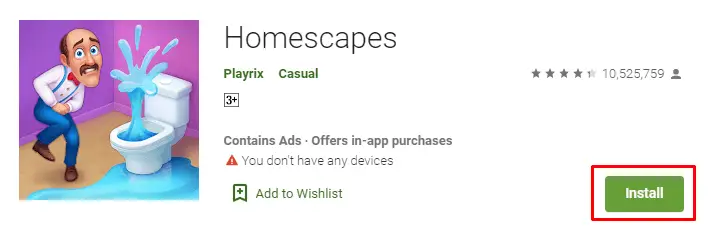 how to download and install Homescapes For Pc