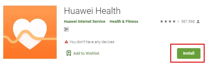 how to download and install Huawei Health for pc and mac