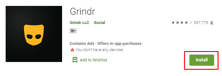 how to download and install Grindr For PC