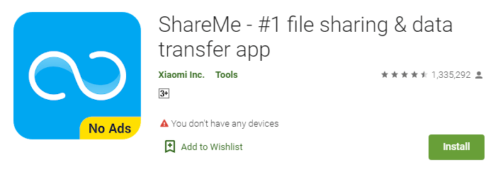 how to download and install ShareMe for pc