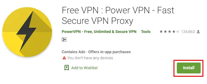 how to download and install power vpn for pc