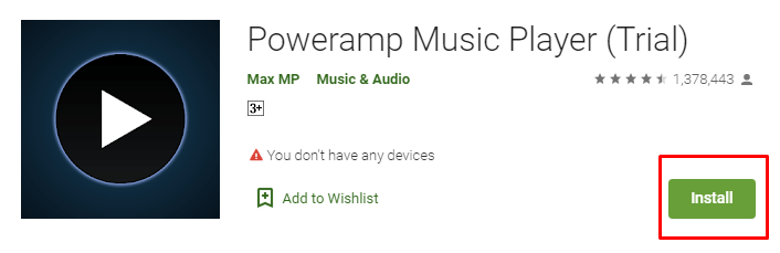how to install Poweramp Music Player for PC