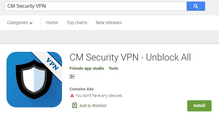 CM Security VPN