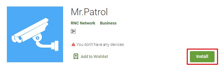 installed the Mr. Patrol application