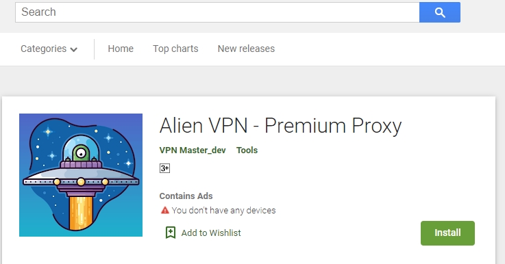 Install Alien VPN