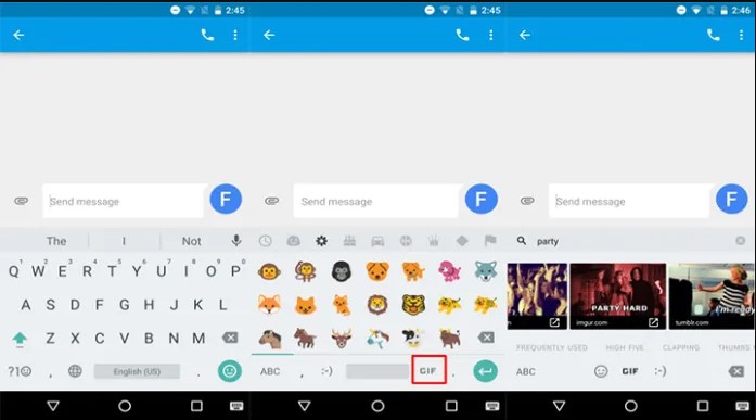 How To Use Gifs On Android Keyboard