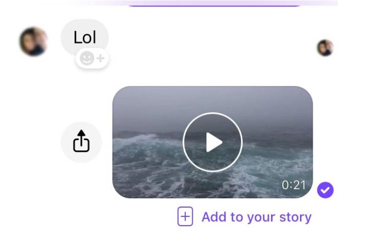 Using Messaging Apps to Fix Blurry Videos
