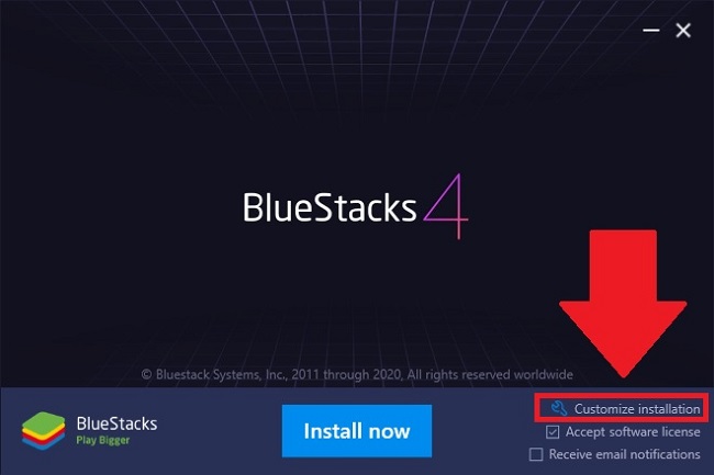 Download and Install the Bluestacks and download AudioMack for pc