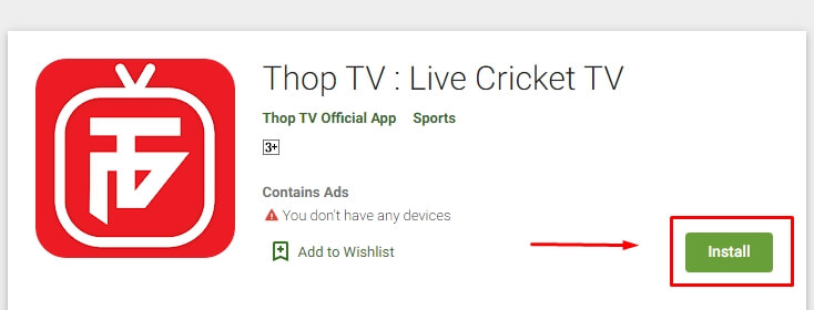 how to Download and Install thop tv for pc using Nox Player
