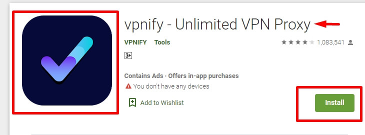 how to Download and Install vpnify for pc