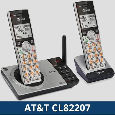 AT&T CL82207 DECT 6.0 2-Handset Cordless Phone