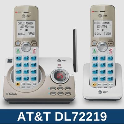 AT&T DL72219 DECT 6.0 2-Handset Cordless Phone
