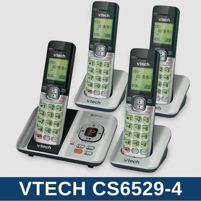 VTech CS6529-4 DECT 6.0 Phone Answering System