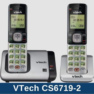 VTech CS6719-2 2-Handset Expandable Cordless Phone